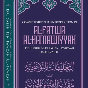 COMMENTAIRES SUR L'INTRODUCTION DE AL-FATWÂ AL-HAMAWIYYAH